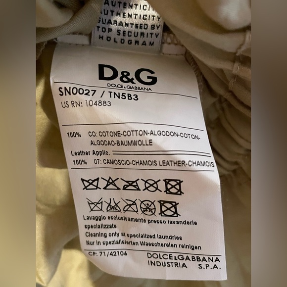 1990s Dolce & Gabbana Khaki / Brown Cotton and Suede Feathers Boho Fringe Top 40 - Picture 6 of 7